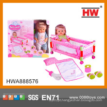 Mais populares de 16 polegadas multifuncionais pee renascer kits baby doll com cama